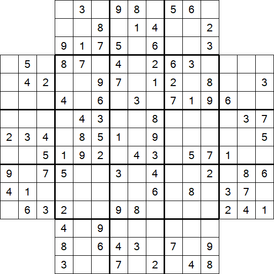 Flower Sudoku - Medium