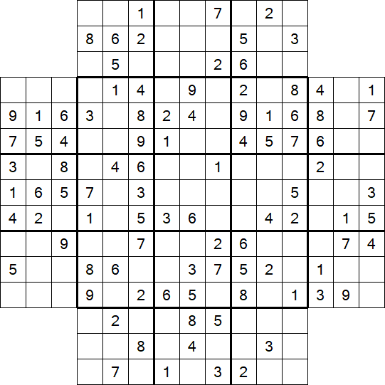 Flower Sudoku - Medium