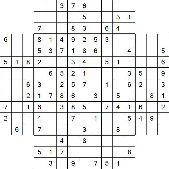 Flower Sudoku - Medium