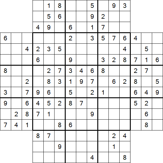 Flower Sudoku - Medium