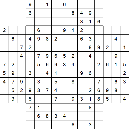 Flower Sudoku - Medium