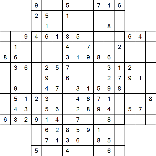 Flower Sudoku - Medium