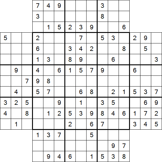 Flower Sudoku - Medium