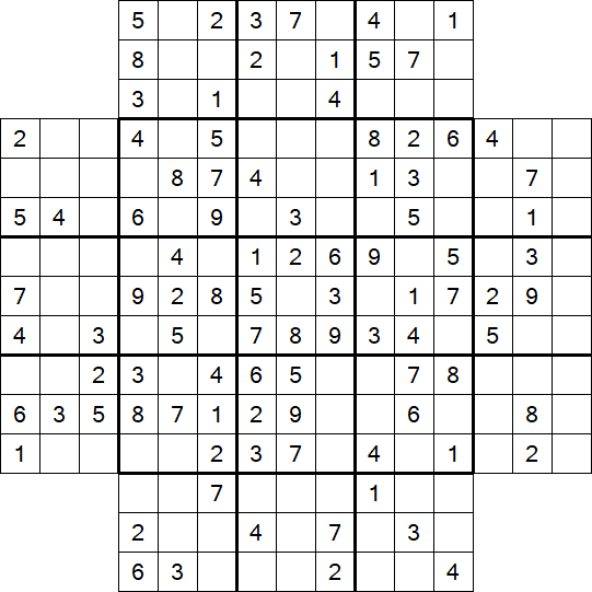 Flower Sudoku - Medium