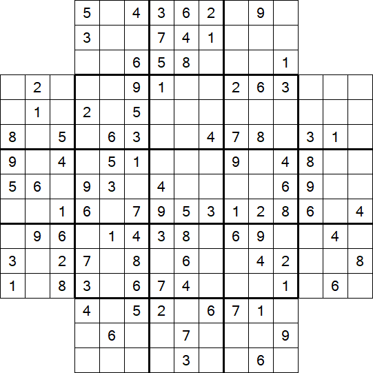 Flower Sudoku - Medium