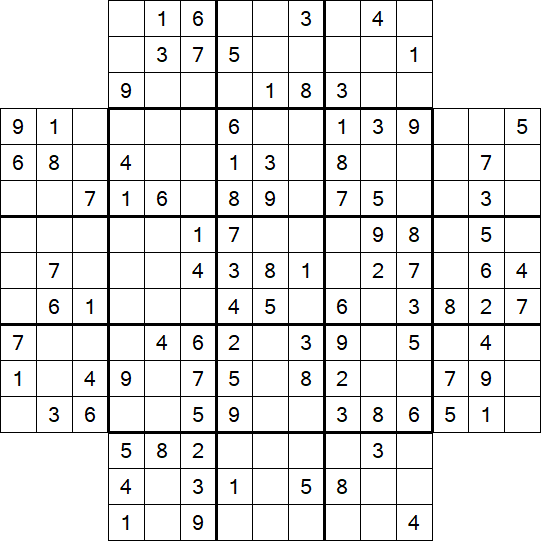 Flower Sudoku - Medium