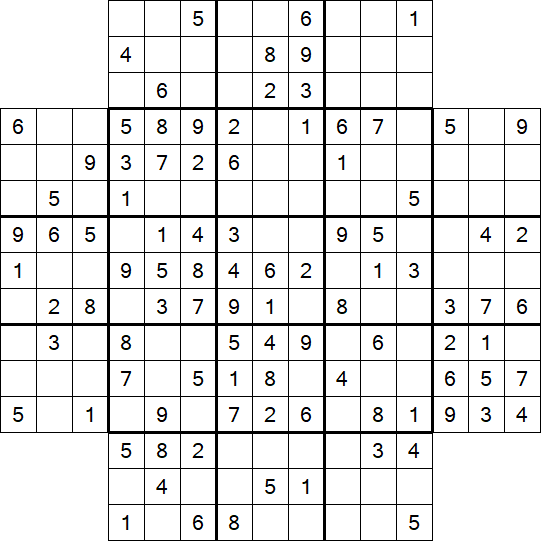 Flower Sudoku - Medium