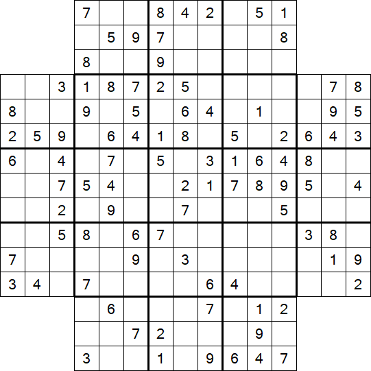 Flower Sudoku - Medium