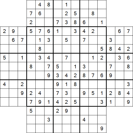 Flower Sudoku - Medium