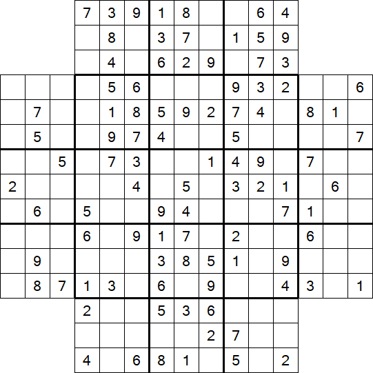 Flower Sudoku - Medium