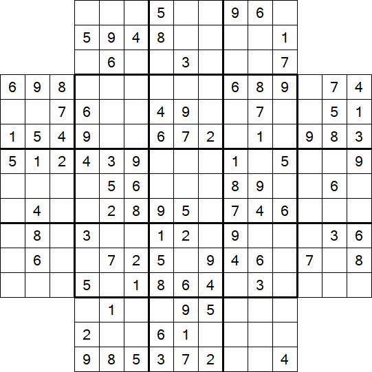 Flower Sudoku - Medium