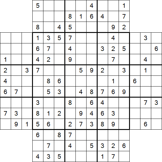 Flower Sudoku - Medium
