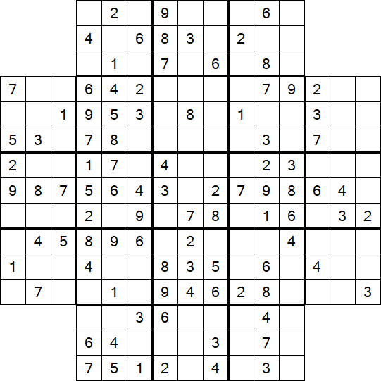 Flower Sudoku - Medium