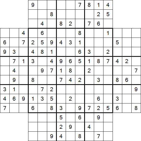 Flower Sudoku - Medium