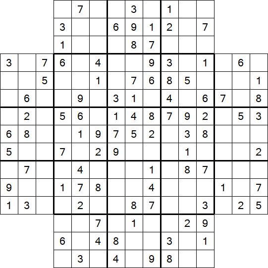 Flower Sudoku - Medium