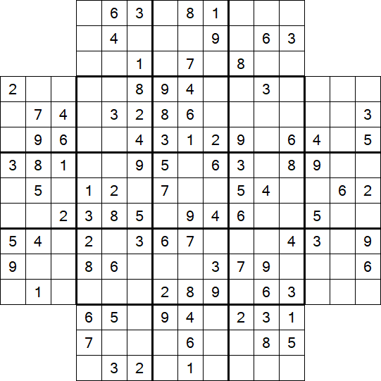 Flower Sudoku - Medium