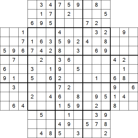 Flower Sudoku - Medium