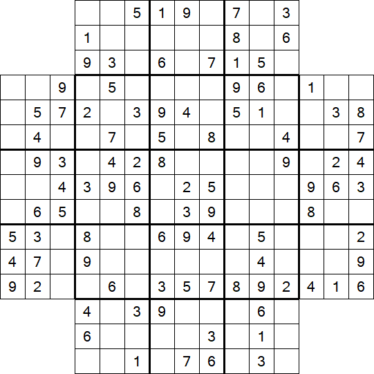 Flower Sudoku - Medium