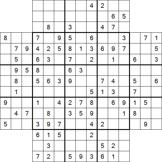 Flower Sudoku - Medium