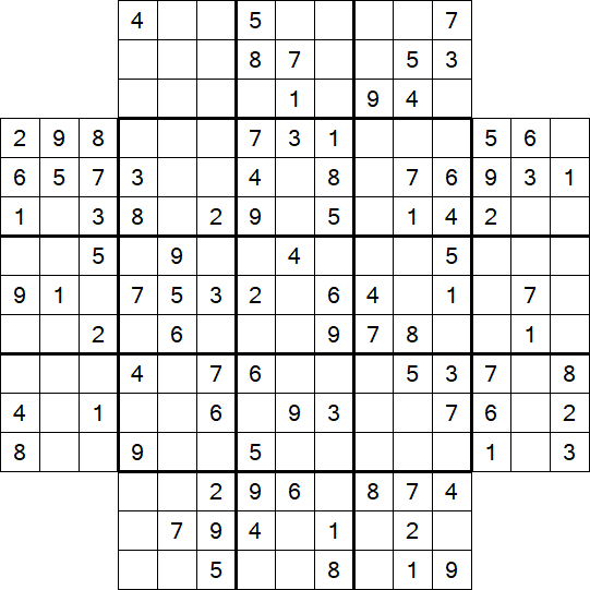 Flower Sudoku - Medium