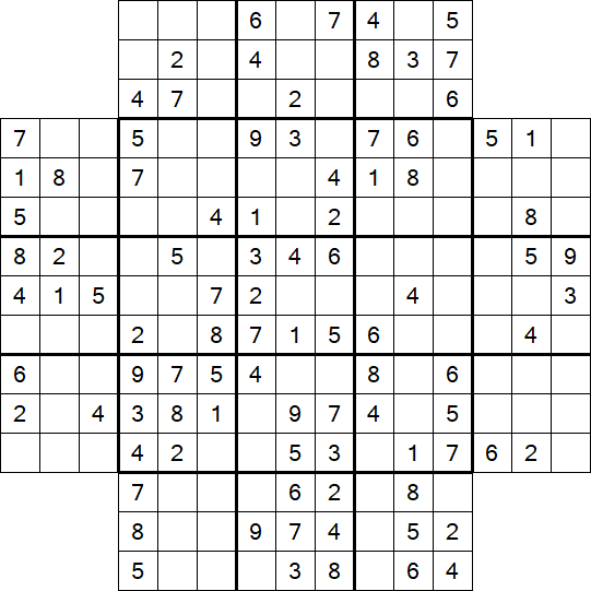 Flower Sudoku - Medium