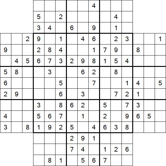 Flower Sudoku - Medium