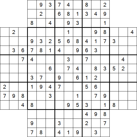 Flower Sudoku - Medium
