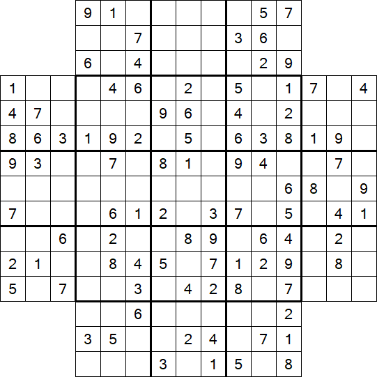 Flower Sudoku - Medium