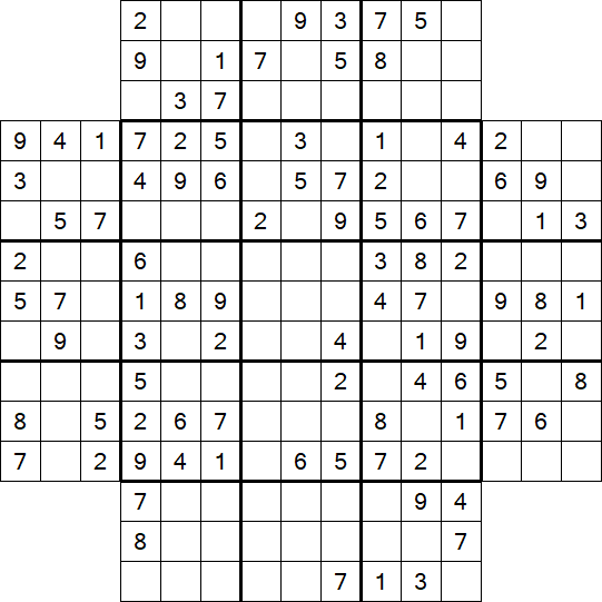 Flower Sudoku - Medium