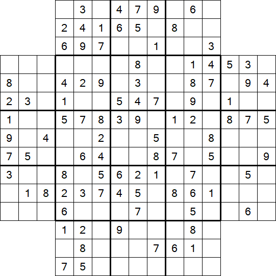 Flower Sudoku - Moyen