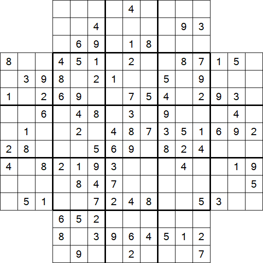 Flower Sudoku - Moyen