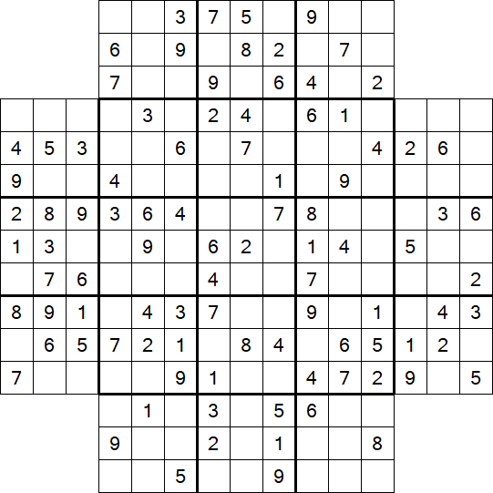 Flower Sudoku - Moyen