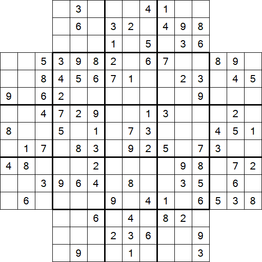 Flower Sudoku - Moyen