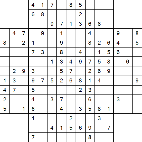 Flower Sudoku - Moyen