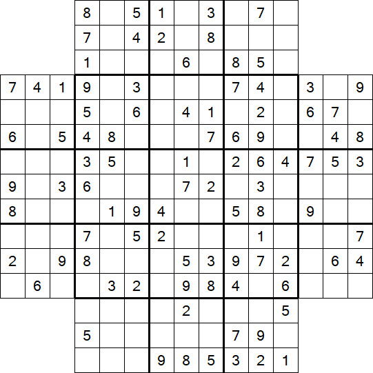 Flower Sudoku - Moyen