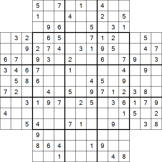 Flower Sudoku - Moyen