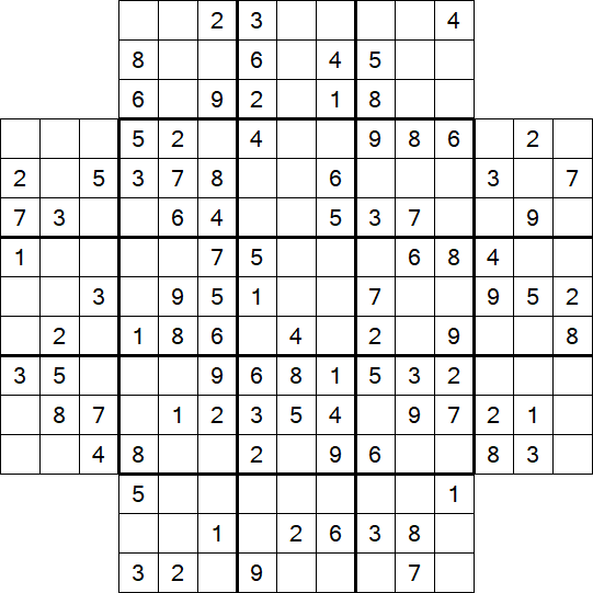 Flower Sudoku - Moyen