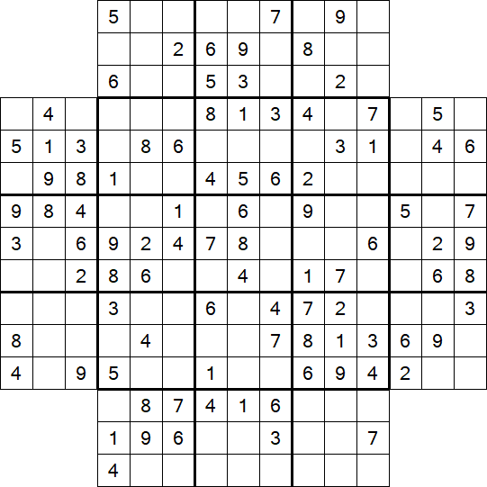 Flower Sudoku - Medium