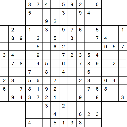 Flower Sudoku - Medium