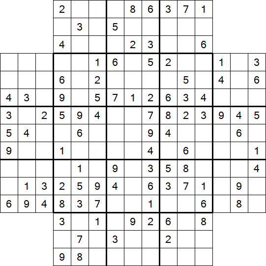 Flower Sudoku - Medium