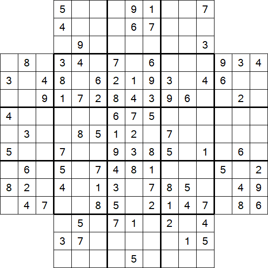 Flower Sudoku - Medium