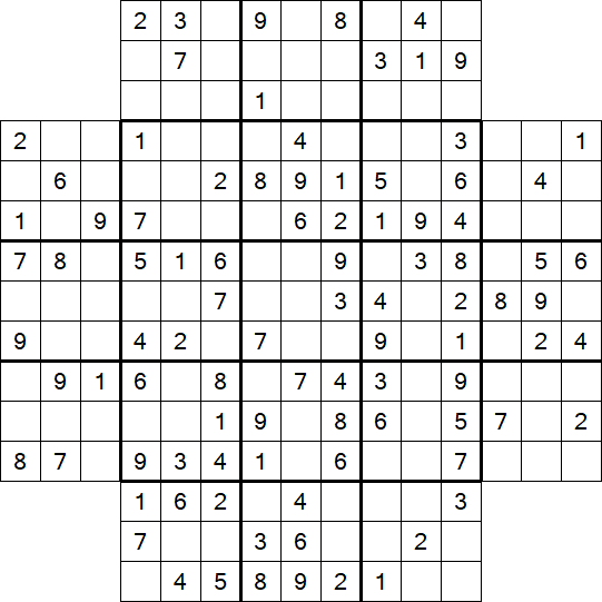 Flower Sudoku - Medium