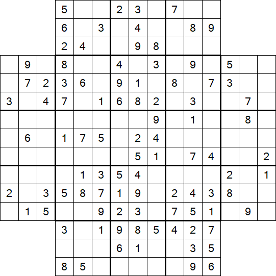 Flower Sudoku - Medium