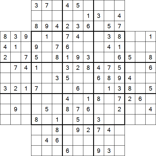 Flower Sudoku - Medium