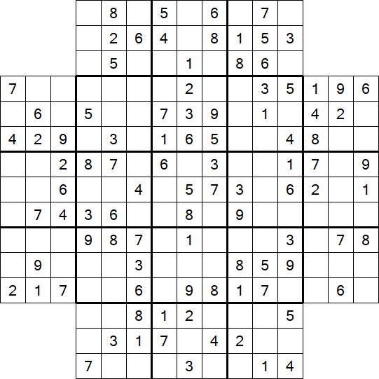 Flower Sudoku - Medium