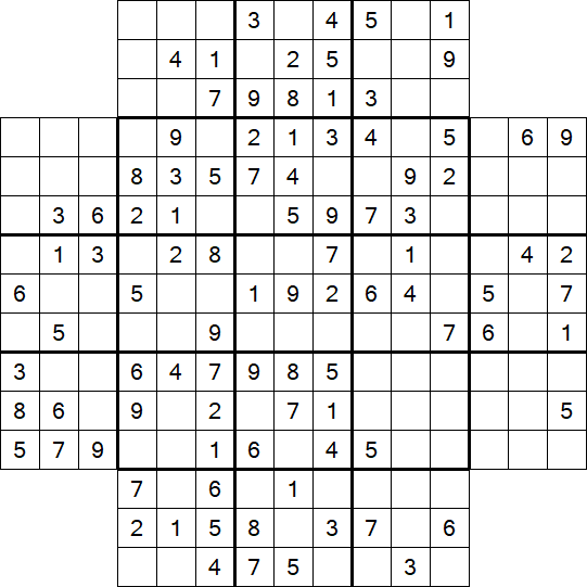 Flower Sudoku - Medium