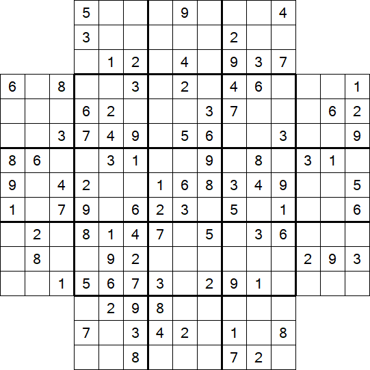 Flower Sudoku - Medium