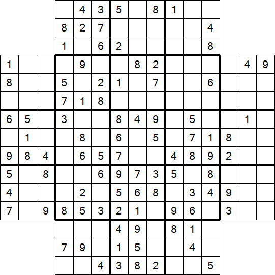 Flower Sudoku - Medium