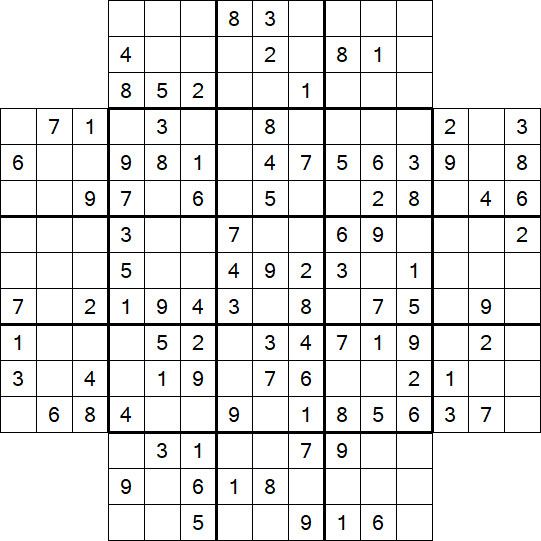 Flower Sudoku - Moyen