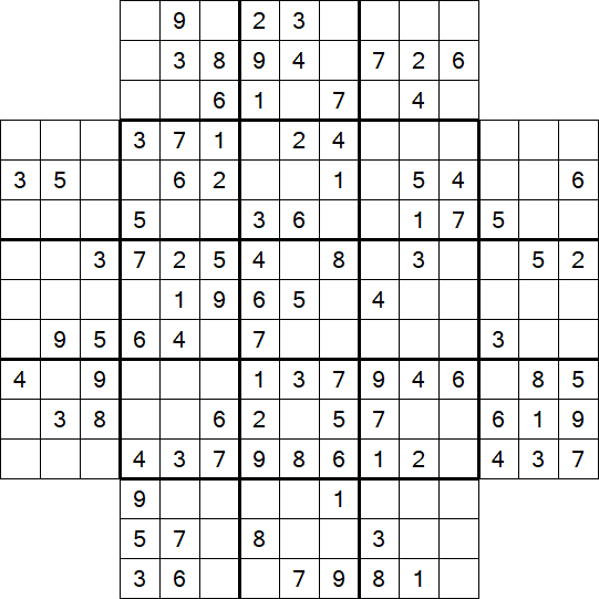 Flower Sudoku - Moyen